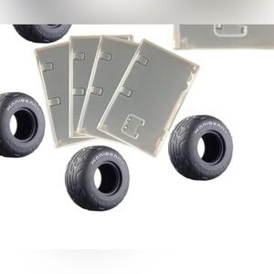 Mario Kart Tire Set with Game Cases